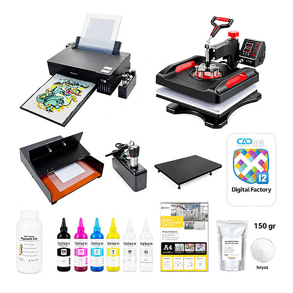 DTF Tekstil Baskı Seti A4 (CADLink) A4SET-05 - 1