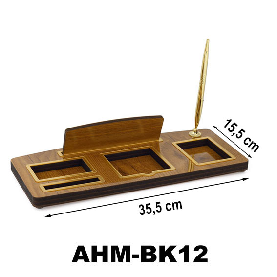 Ahşap Masa İsimliği Tek Kalemli BK12 - 2