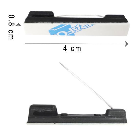 Arkası Yapışkanlı İğne 4 cm - Büyük Boy - 1