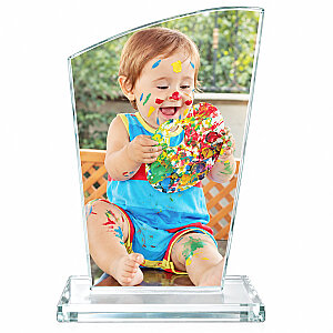 Sublimasyon Beyaz Kristal Plaket 1022 (1)