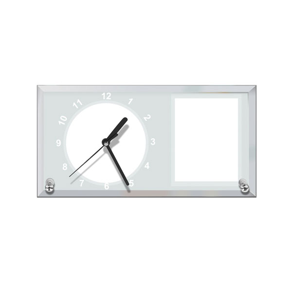 Sublimasyon Cam Saat 16x30x0.5 cm - 3