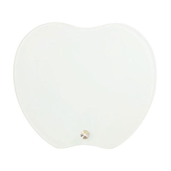 Sublimasyon Cam Kalp Çerçeve 17x19x0.5 cm - 1