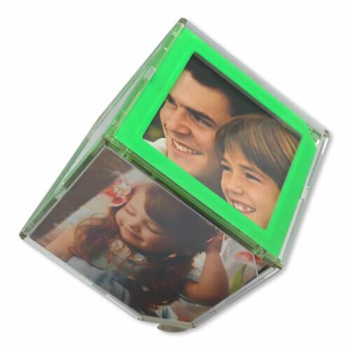 Bordürlü Dönen Küp Çerçeve 16x16 cm - Işıklı - 5