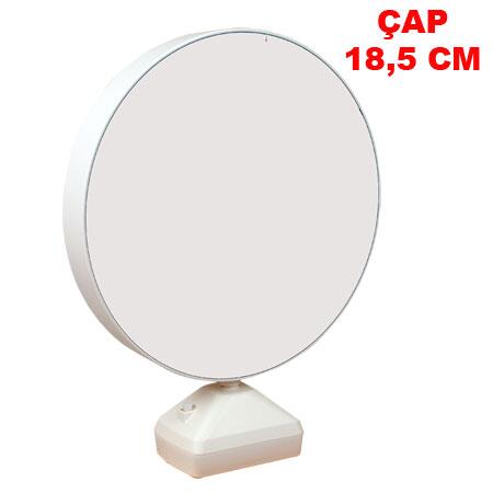 Butonlu Sihirli Led Ayna Çerçeve-Yuvarlak 18.5 cm - 1
