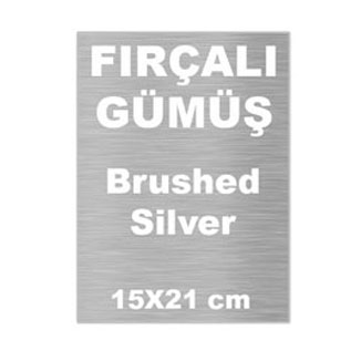 Büyük Boy Ayaklı Ahşap Plaket için Baskı Metali 15x21 cm - 3