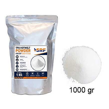 DTF Poliüretan Beyaz Transfer Baskı Tozu 1 Kg - 1