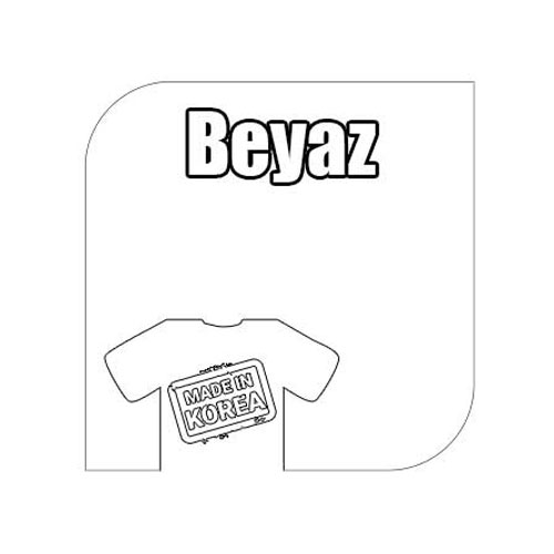 Eco Beyaz Flex PU Tekstil Transfer Folyosu - 51 cm x 1 metre - 1