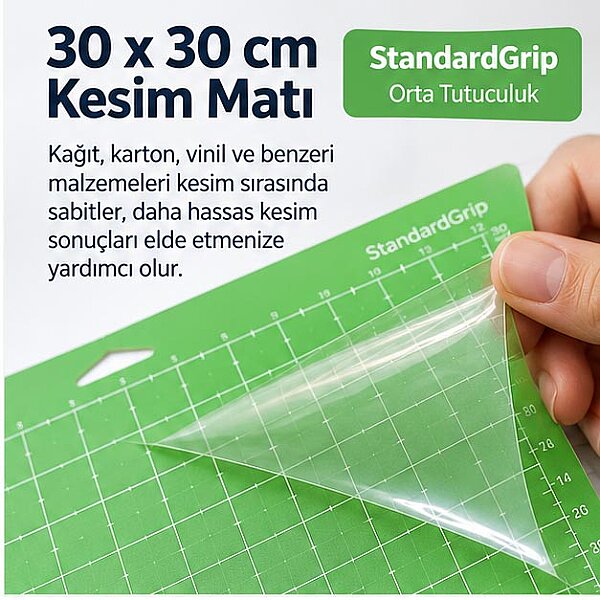 Kesim Matı 30x30 cm - Orta Tutuculuk  - 2