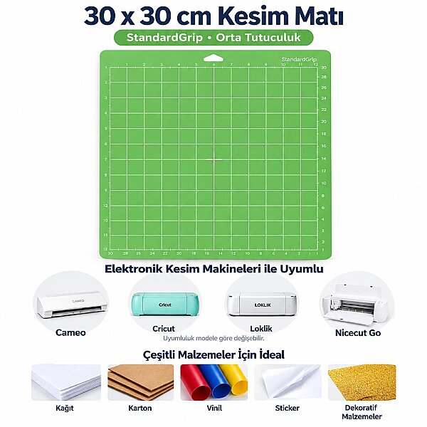 Kesim Matı 30x30 cm - Orta Tutuculuk  - 3