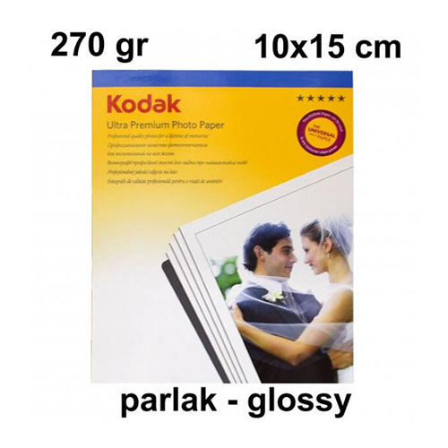 Kodak 10x15 Parlak (Glossy) Fotoğraf Kağıdı 270 gr - 1