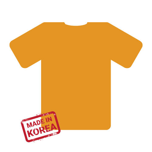 Koyu Sarı PU Tekstil Transfer Folyosu - 51 cm x 1 metre - 1