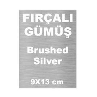 Küçük Boy Ayaklı Ahşap Plaket için Baskı Metali 9x13 cm - 3