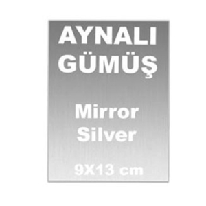 Küçük Boy Ayaklı Ahşap Plaket için Baskı Metali 9x13 cm - 5