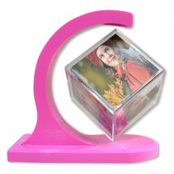 Magnetik Küp Çerçeve - pembe - 1