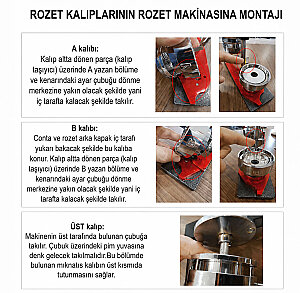 Buton Rozet Kalıbı 44 mm - 4