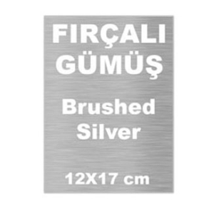 Orta Boy Ayaklı Ahşap Plaket için Baskı Metali 12x17 cm - 3