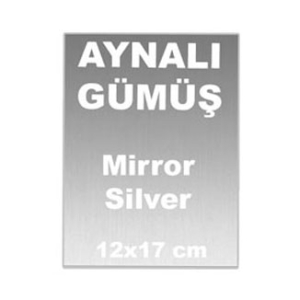 Orta Boy Ayaklı Ahşap Plaket için Baskı Metali 12x17 cm - 5