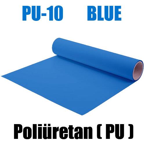 Mavi PU Tekstil Transfer Folyosu - 51 cm x 1 metre - 2