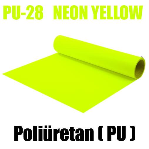 Neon PU Tekstil Transfer Folyosu - 51 cm x 1 metre - 2