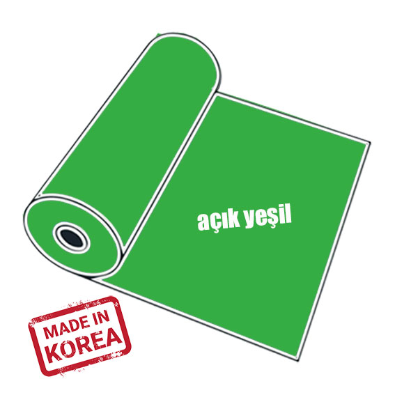 PVC Açık Yeşil Tekstil Transfer Folyosu - 51 cm x 1 metre - 1