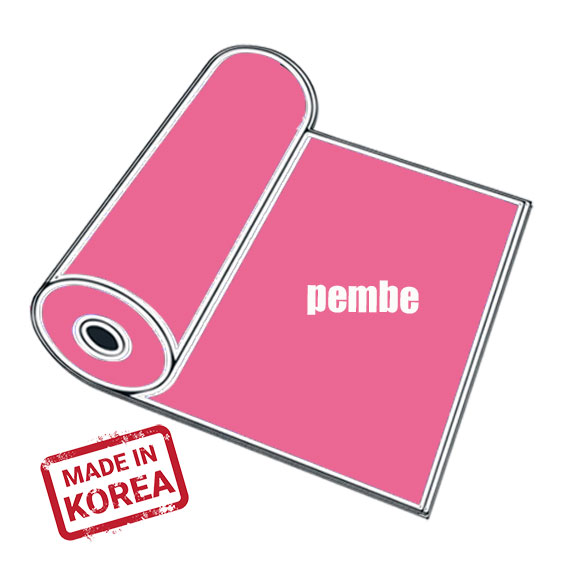PVC Pembe Tekstil Transfer Folyosu - 51 cm x 1 metre - 1
