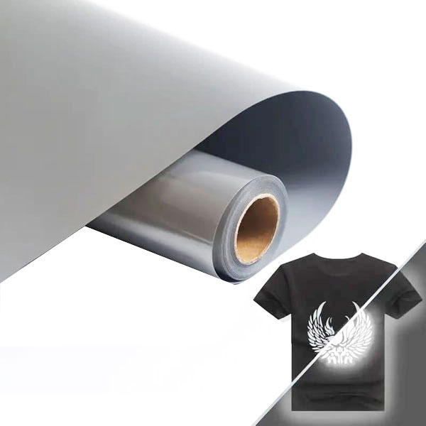 Reflektif Koyu Gri Tekstil Transfer Folyosu - 51 cm x 1 metre - 1