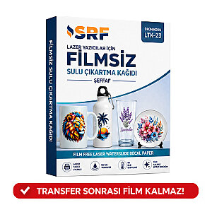 SRF No Cut Filmsiz Lazer Sulu Transfer Kağıdı A4 (5 adet)