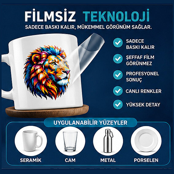 SRF No Cut Filmsiz Lazer Sulu Transfer Kağıdı A4 (5 adet) - 2