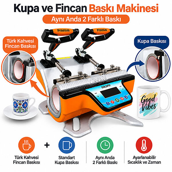 İkili Kupa Presi (Fincan ve Standart Rezistans) - 2