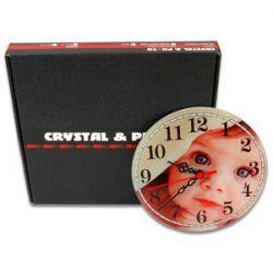 Sublimasyon Yuvarlak Cam Saat 20 cm - 3