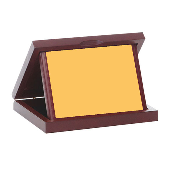Sublimasyon Ahşap Kutulu Plaket 15x20 cm - Yatay - 1