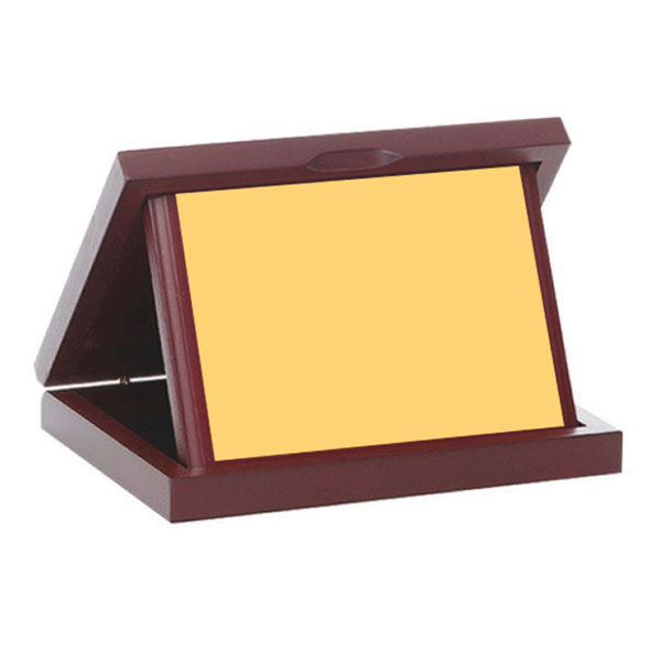 Sublimasyon Ahşap Kutulu Plaket 18x24 cm - Yatay - 1