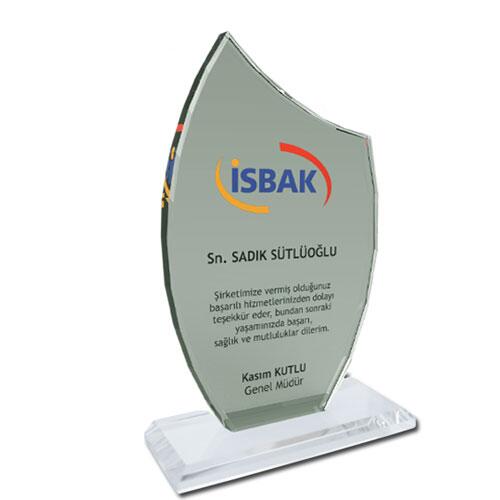 Sublimasyon Beyaz Kristal Plaket 1050 - 1