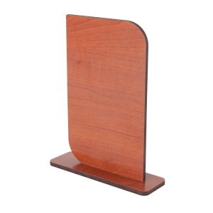 Sublimasyon Metal Baskılı Kahverengi Ahşap Plaket - 3