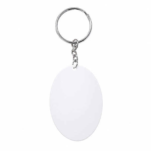 Sublimasyon Metal Oval Anahtarlık 5x3,5 cm - 1