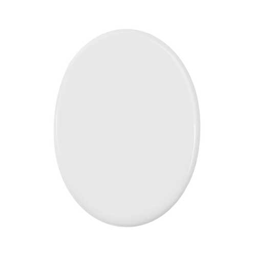 Sublimasyon Oval Seramik 15x10 cm- İthal - 1