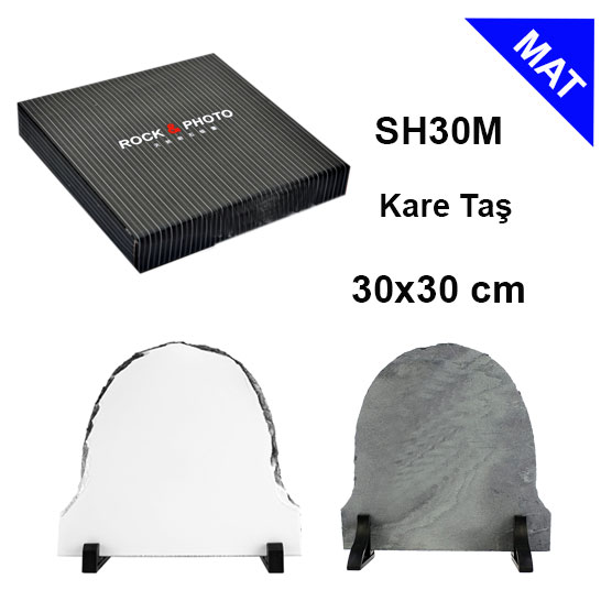 Sublimasyon Oval Taş 30x30 cm - MAT - 3