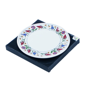 Sublimasyon Seramik Tabak 20 cm - Bordürlü - 4