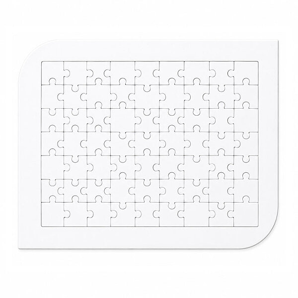 Sublimasyon Su Damlası A4 Puzzle 63 Parça - 1