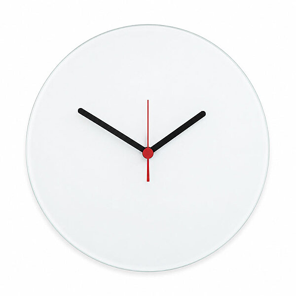 Sublimasyon Yuvarlak Cam Saat 18 cm - 1