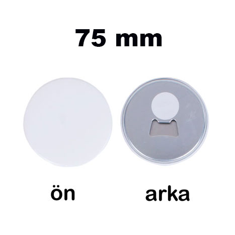 Uv Baskı İçin 75 mm Magnet Açacak (50 adet) - 2