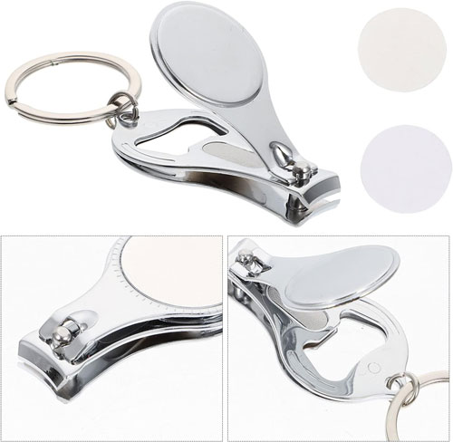 Sublimasyon Metal Tırnak Makası Anahtarlık - 2