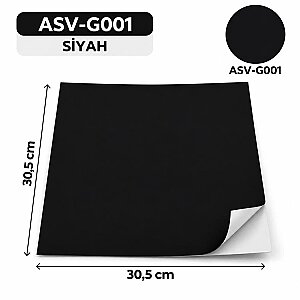 Kendinden Yapışkanlı PVC Kesim Folyosu 30,5 × 30,5 cm – 20 Adet (1)