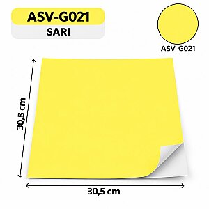 Kendinden Yapışkanlı PVC Kesim Folyosu 30,5 × 30,5 cm – 20 Adet - 3