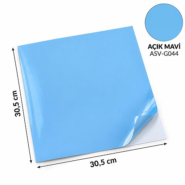 Kendinden Yapışkanlı PVC Kesim Folyosu 30,5 × 30,5 cm – 20 Adet - 4