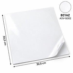 Kendinden Yapışkanlı PVC Kesim Folyosu 30,5 × 30,5 cm – 20 Adet - 5
