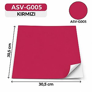 Kendinden Yapışkanlı PVC Kesim Folyosu 30,5 × 30,5 cm – 20 Adet - 6