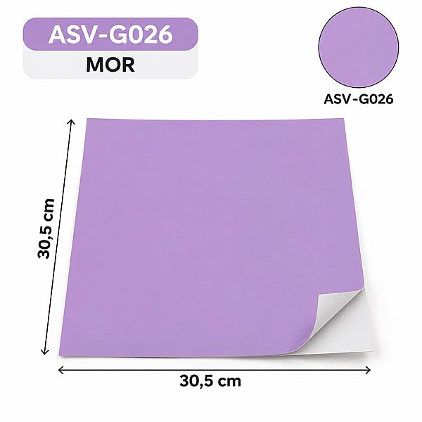 Kendinden Yapışkanlı PVC Kesim Folyosu 30,5 × 30,5 cm – 20 Adet - 9