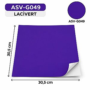 Kendinden Yapışkanlı PVC Kesim Folyosu 30,5 × 30,5 cm – 20 Adet - 11