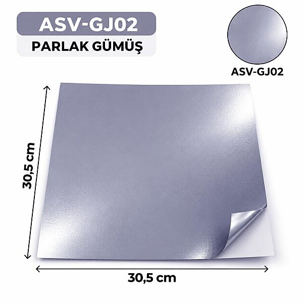 Kendinden Yapışkanlı PVC Kesim Folyosu 30,5 × 30,5 cm – 20 Adet - 12